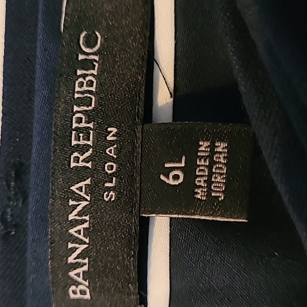 Banana Republic Sloan Pants Wmn 6L Long Navy Blue Career Business Office - Picture 2 of 16